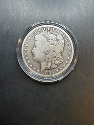 1896-O Morgan Silver Dollar