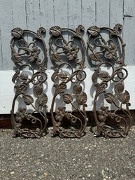 Vintage Cast Aluminum Decorative Flower & Vine Displays