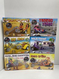 MPC. Trick Trike Complete Set 6 Of 6 .1/25 Scale Model Kits. (#137)