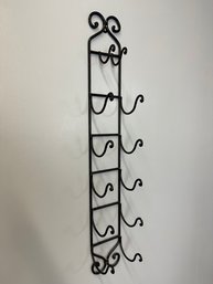 Wrought Iron Wall Rack