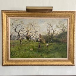 An Antique Oil On Canvas- Signed G. Lefevre