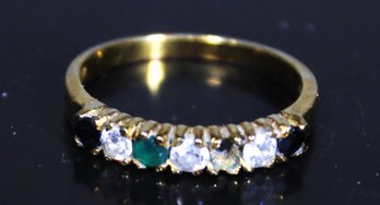 Vintage Ladies Ring Missing One Gemstone Size 8.5