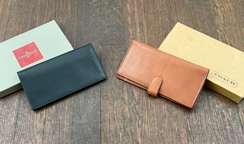 Leather Wallets By Coach And Cole Haan