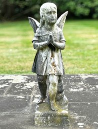 A Gorgeous Marble Garden Angel