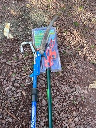 Two 13' Extendable Tree Pruners- One Brand New