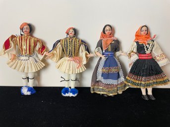 Vintage Greece Costume Dolls