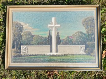 Jones Brothers Co. Hand Illustrated Memorial Design