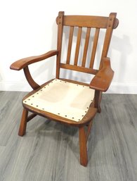 Rustic Pine Captain Chair