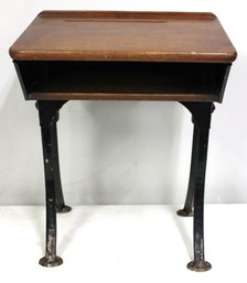 1930's Vintage Child School Desk