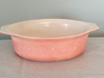 Pyrex 1 1/2 Pink Daisy Bowl