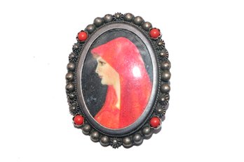 Antique Pin Brooch 800 Silver