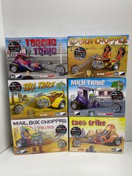 MPC. Trick Trike Complete Set 6 Of 6 .1/25 Scale Model Kits. (#138)