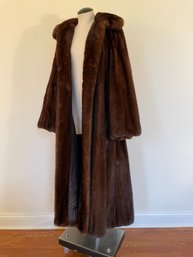 Vintage Long Full Length Fur Coat.( D )