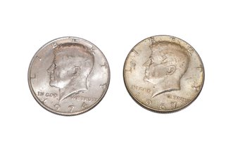 Kennedy Half Dollar Coins 1974 & 1967