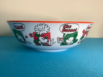 ITALIAN MICKEY MOUSE SERVING BOWL