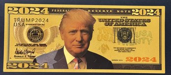 Trump Gold Colored Bill