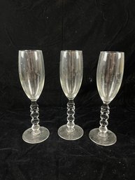 Year 2000 Champagne Glasses