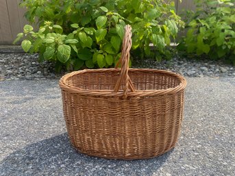 Wicker Market Basket