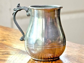 A Vintage Italian Pewter Creamer