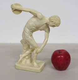 An Ancient Greek Olympic Discus Thrower Statue By Santini