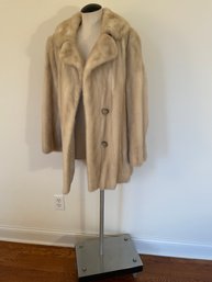 Vintage Short Fur Coat  Jacket ( E )