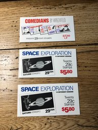 3 Stamp Booklets - 1991 - Never Opened!   $17.40 Face Value   Lot M