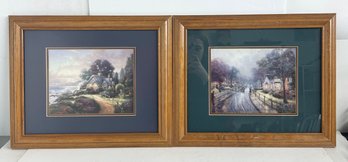 2 Beautifully Frames Thomas Kinkade Prints