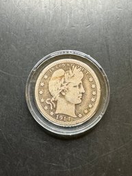 1914 Barber Silver Quarter