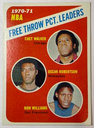 1971 Topps #141 Free Throw Leaders W/ Oscar Robertson