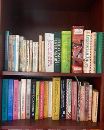 2 Shelves Full Of Cookbooks