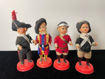 Set Of 4 Roma Swiss Guard Dolls