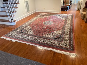 Vintage Room Size Persian Oriental Rug  Carpet  In Pinkish Tone. 106'X 156' (LR3)