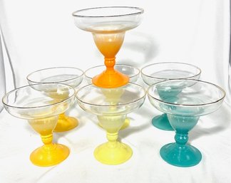 Set Of Seven Blendo Margarits Glasses