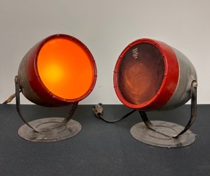 Pair Of Kodak Adjustable Safelight Lamps
