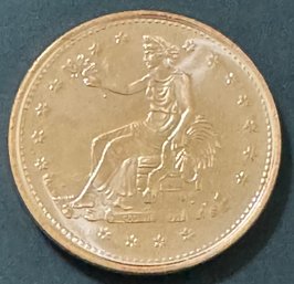 One AVDP Ounce .999 Fine Copper Round