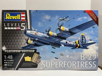 Revell, Large Unopen B-29 Superfortress 1/48 Scale Model Kit. (#141)