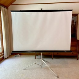 A Portable Consul Projector Screen - By Draper