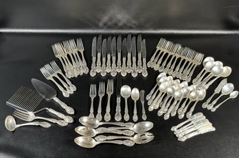 A Beautiful Set Of Vintage Sterling Silver Flatware: 2,807g/90.24 TO (Not Including Stainless Knives)