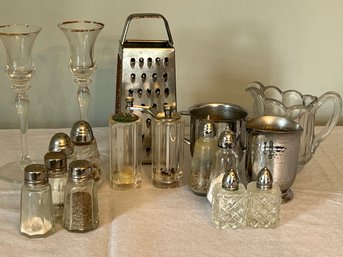 Group Of Vintage Items With S&P Shakers