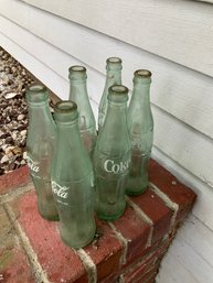 6 Vintage Coke Bottles Lot 3