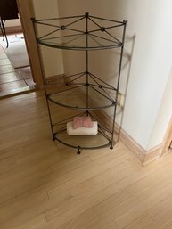 Glass Corner Shelf