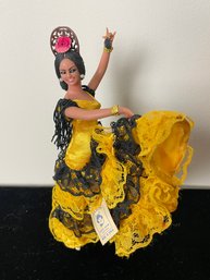 Vintage 1970s Marin Spanish Chiclana Flamenco Doll