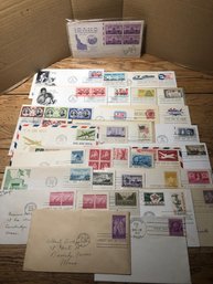 35 First Day Of Issue Envelopes 40s,50s And 60s.   S57