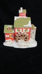 Department 56 Snow Village J Young's Granary With Box