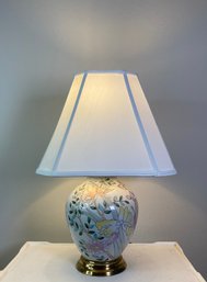 Famille Rose Ceramic Table Lamp