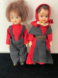 Pair Of Mennonite Dolls