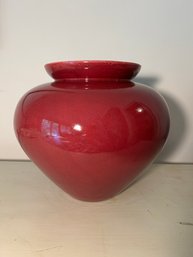 Vintage Large Royal Haeger Pottery Burgundy Glaze Vase