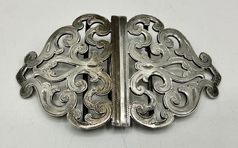 Antique Sterling Silver Nurses Buckle