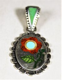 R.N. Caconsello Zuni Sterling Silver Southwestern Native American Pendant