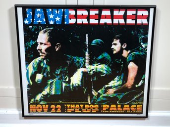 Signed & Numbered By KOZIK 758-1225 - JAWBREAKER At The Palace - 1995 - All Ages Show - Los Angeles, CA